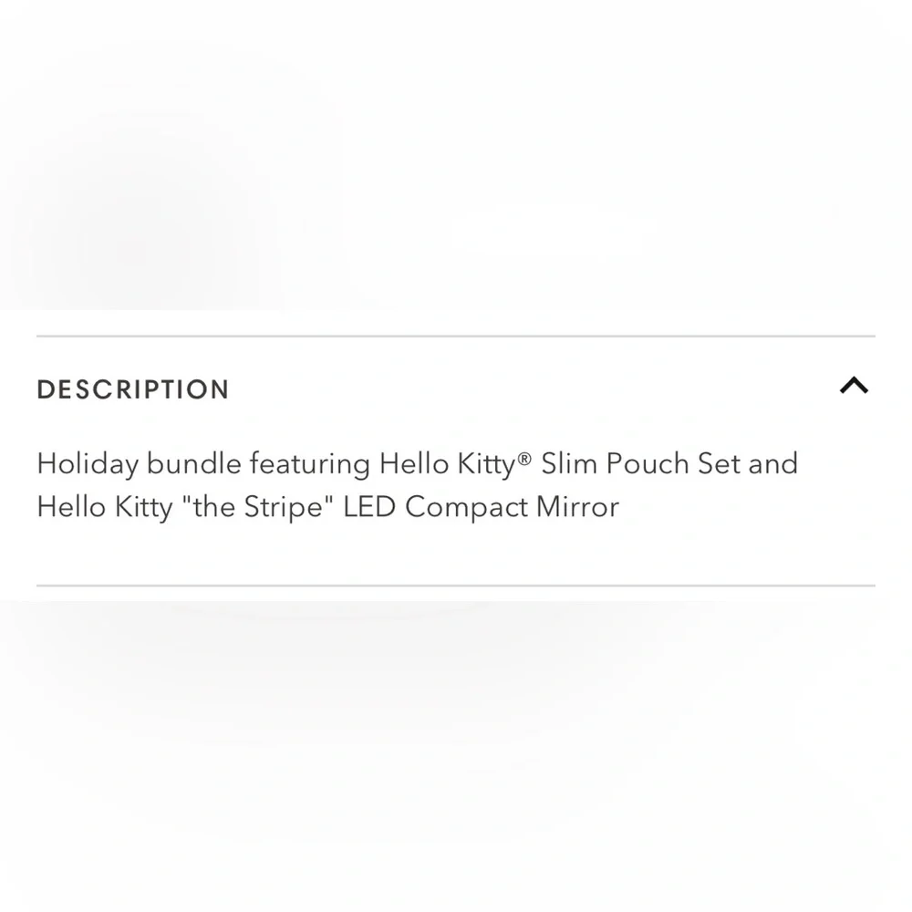 Hello Kitty Travel Essentials Compact + Slim Pouch Gift Set